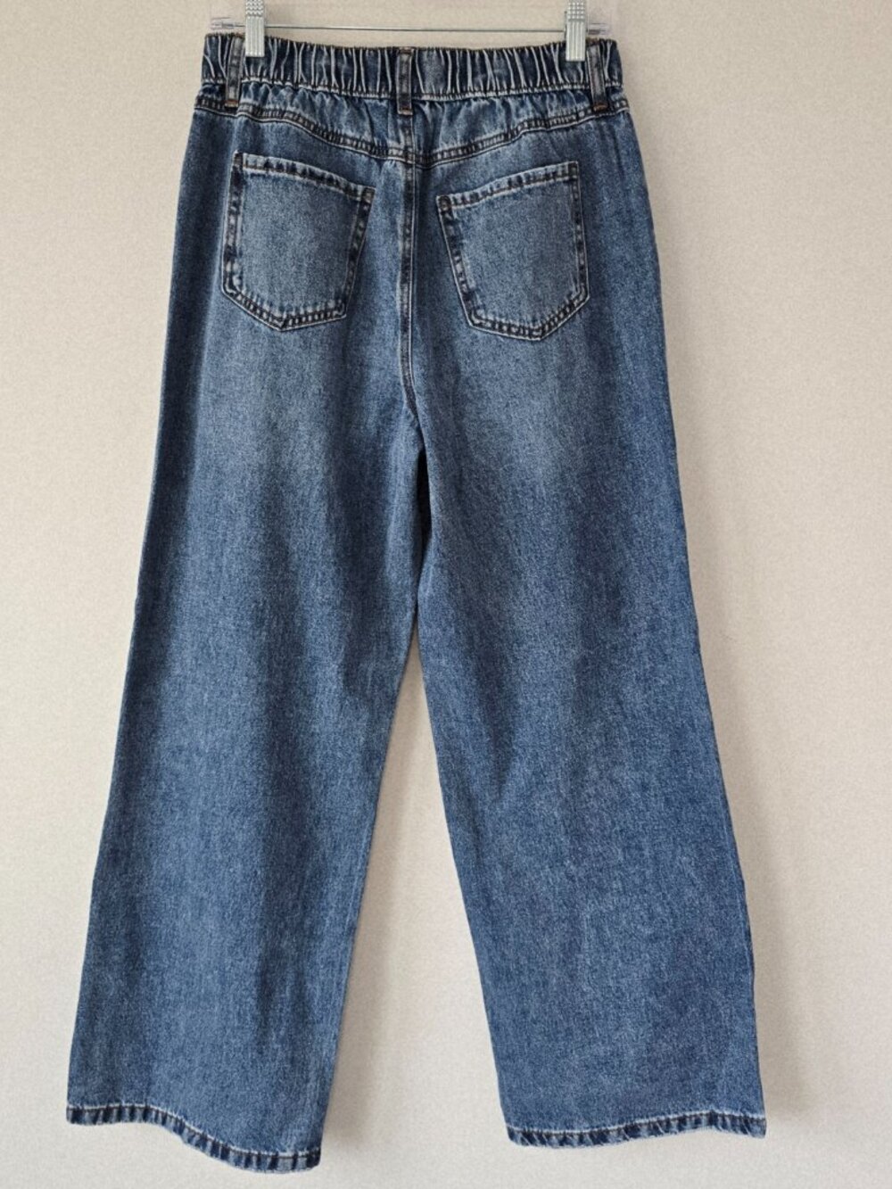 Rewash Wide Leg High Rise Jeans Women 28 Medium Wash NWT - Picture 2 of 10